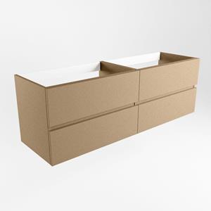 Mondiaz VICA wastafelonderkast - 150x45x50cm - 4 lades - uitsparing links - softclose - Oro M73153Oro