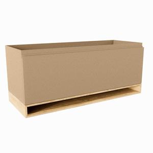 Mondiaz FLOTT wastafelonderkast - 120x45x50cm - 1 lade - uitsparing links - softclose - Oro M41113Oro