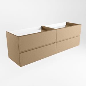 Mondiaz VICA wastafelonderkast - 160x45x50cm - 4 lades - uitsparing rechts - softclose - Oro M73160Oro