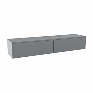 Mondiaz ALAN MODULE Wastafelonderkast - 170x41x30cm - 2 lades - push to open - Plata A45297Plata