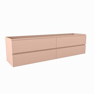 Mondiaz HAY wastafelonderkast - 190x45x50cm - 4 lades - softclose - Rosee M45184Rosee