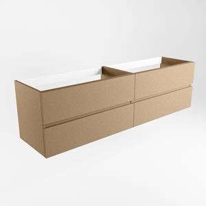 Mondiaz VICA wastafelonderkast - 180x45x50cm - 4 lades - uitsparing links - softclose - Oro M73168Oro