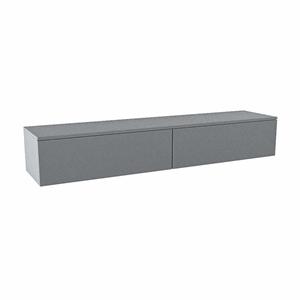 Mondiaz ALAN MODULE Wastafelonderkast - 180x45x30cm - 2 lades - push to open - Plata A45260Plata