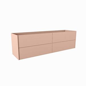 Mondiaz TENCE wastafelonderkast - 170x45x50cm - 4 lades - push to open - softclose - Rosee M37178Rosee