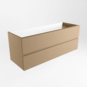 Mondiaz VICA wastafelonderkast - 130x45x50cm - 2 lades - uitsparing rechts - softclose - Oro M73125Oro