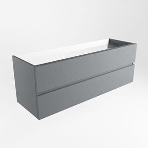 Mondiaz VICA wastafelonderkast - 140x45x50cm - 2 lades - softclose - Plata M73129Plata