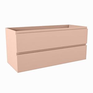 Mondiaz HAY wastafelonderkast - 110x45x50cm - 2 lades - uitsparing midden - softclose - Rosee M45125Rosee