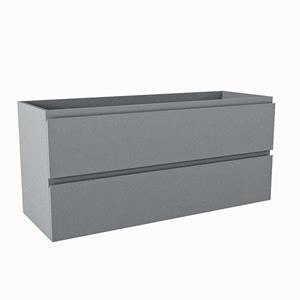 Mondiaz HAY wastafelonderkast - 110x40x50cm - 2 lades - uitsparing links - softclose - Plata M45198Plata