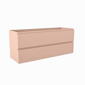 Mondiaz HAY wastafelonderkast - 120x40x50cm - 2 lades - uitsparing links - softclose - Rosee M45115Rosee