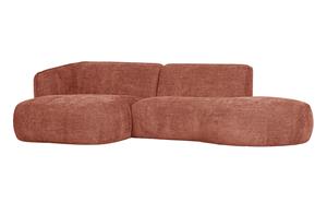 Hoekbank Polly Chaise Longue Links - Roze