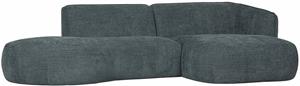 Hoekbank Polly Chaise Longue Rechts - Blauw/groen