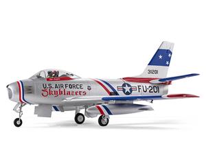 FMS F-86 Skyblazer 80mm electro vliegtuig PNP - Blauw