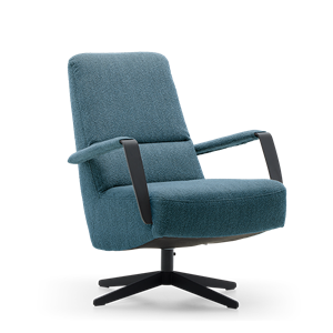 Prominent Fauteuil X-108 Blauw Stof