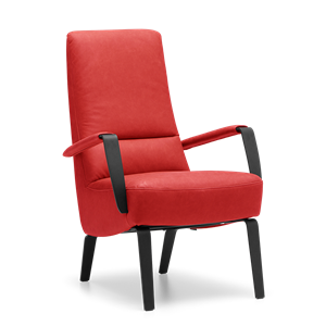 Prominent Fauteuil X-108 Rood Leer