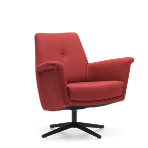 Prominent Fauteuil X-105 Rood Leer
