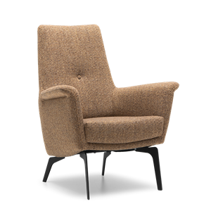 Prominent Fauteuil X-105 Donkergeel Stof