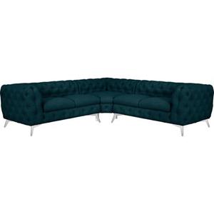 Leonique Chesterfield-Sofa "Glynis L-Form"