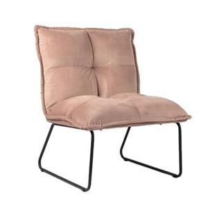Bronx71 Velvet fauteuil Malaga roze