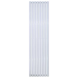 SaniGoods Oval dubbele radiator 47x180cm 1640W wit