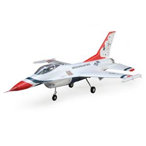 E-Flite F-16 Thunderbirds 70mm EDF Jet BNF Basic met AS3X en SAFE Select