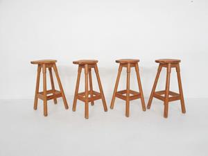 Whoppah 4x Scandinavian bar stools Wood - Tweedehands