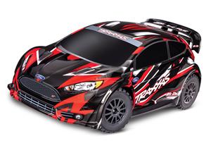 Traxxas Ford Fiesta ST Rally 4x4 BL2-S brushless RTR - Rood