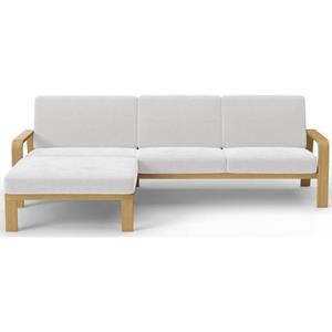 sit&more Ecksofa, mit Armlehnen aus massivem Buchenholz,verschieden Bezügen und Farben