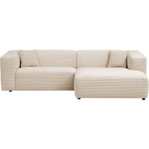 andas Polsterecke "BAKELS", Ecksofa-Set (incl. Hocker) im trendigen Megacord