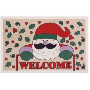 Home affaire Mat Welcome kerstman Motief kerst, met tekst, antislip, vuilvanger