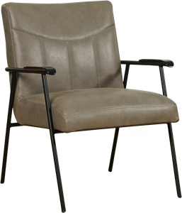 ShopX Leren fauteuil beam 94, 120+ kleuren leer, in stoel