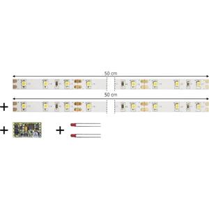 TAMS Elektronik 53-01450-02-C LED-strip Rijrichtingafhankelijk, Dimmen, Schakelen Met module Warm-wit 1 set(s)