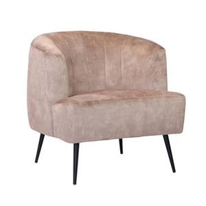 Bronx71 Velvet fauteuil Billy taupe