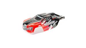 Arrma RC Kraton 6S BLX Painted Decaled Trimmed Body (rood) (ARA406156)
