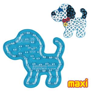 Hama 8226 - Stiftplatte, Kleiner Hund, Stiftplatte für 47 Maxi-Bügelperlen