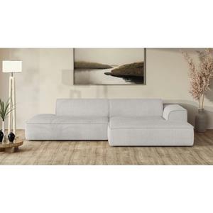 andas Ecksofa TORSTAD mit Keder, moderne Optik, Polsterecke, extra große Recamiere im loungigen Stil, in Bouclé und Cord