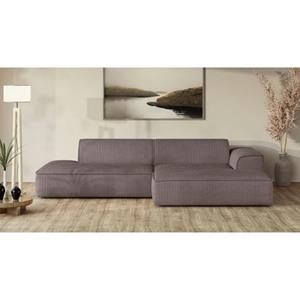 andas Ecksofa TORSTAD mit Keder, moderne Optik, Polsterecke, extra große Recamiere im loungigen Stil, in Bouclé und Cord