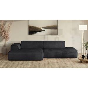 andas Ecksofa TORSTAD mit Keder, moderne Optik, Polsterecke, extra große Recamiere im loungigen Stil, in Bouclé und Cord