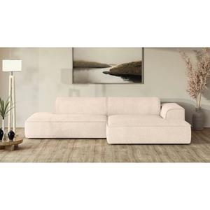 andas Ecksofa TORSTAD mit Keder, moderne Optik, Polsterecke, extra große Recamiere im loungigen Stil, in Bouclé und Cord