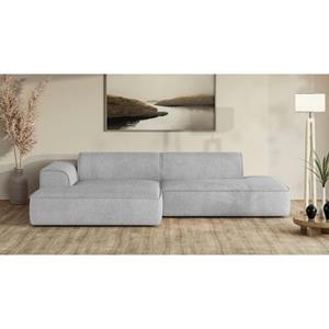 andas Ecksofa TORSTAD mit Keder, moderne Optik, Polsterecke, extra große Recamiere im loungigen Stil, in Bouclé und Cord