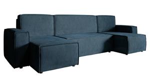 | U-förmiges Sofa Crusado mit Schlaffunktion Chenille