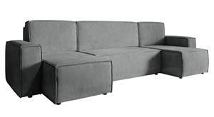 | U-förmiges Sofa Crusado mit Schlaffunktion Chenille