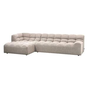 Woood Chaise Longue Links Allure - Polyester - Naturel - 79x324x165