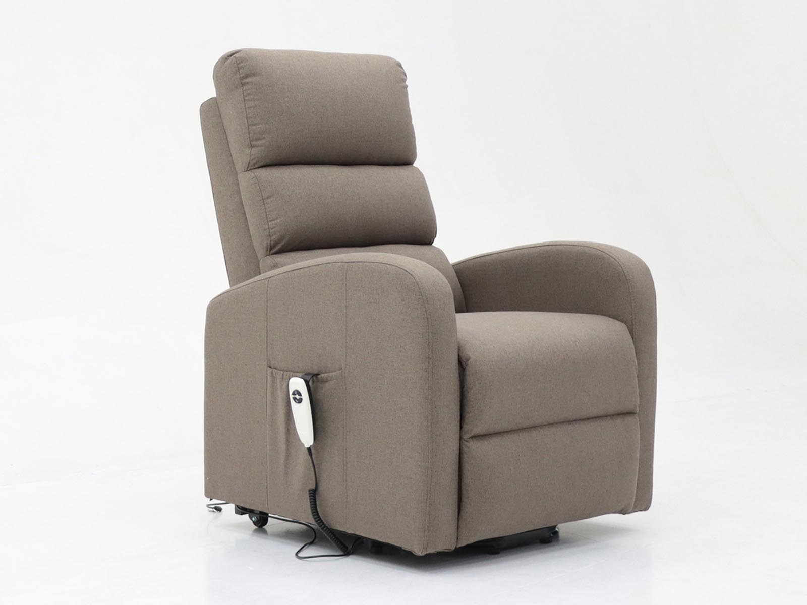 Mobistoxx Elektrische fauteuil BUTATO 1 plaats stof taupe