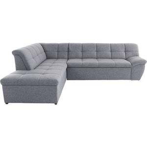 DOMO collection Ecksofa "Lagoa L-Form", wahlweise mit Bettfunktion, frei im Raum stellbar, große Farbvielfalt