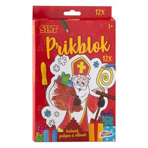 Grafix Sinterklaas Pin block with 12 sheets