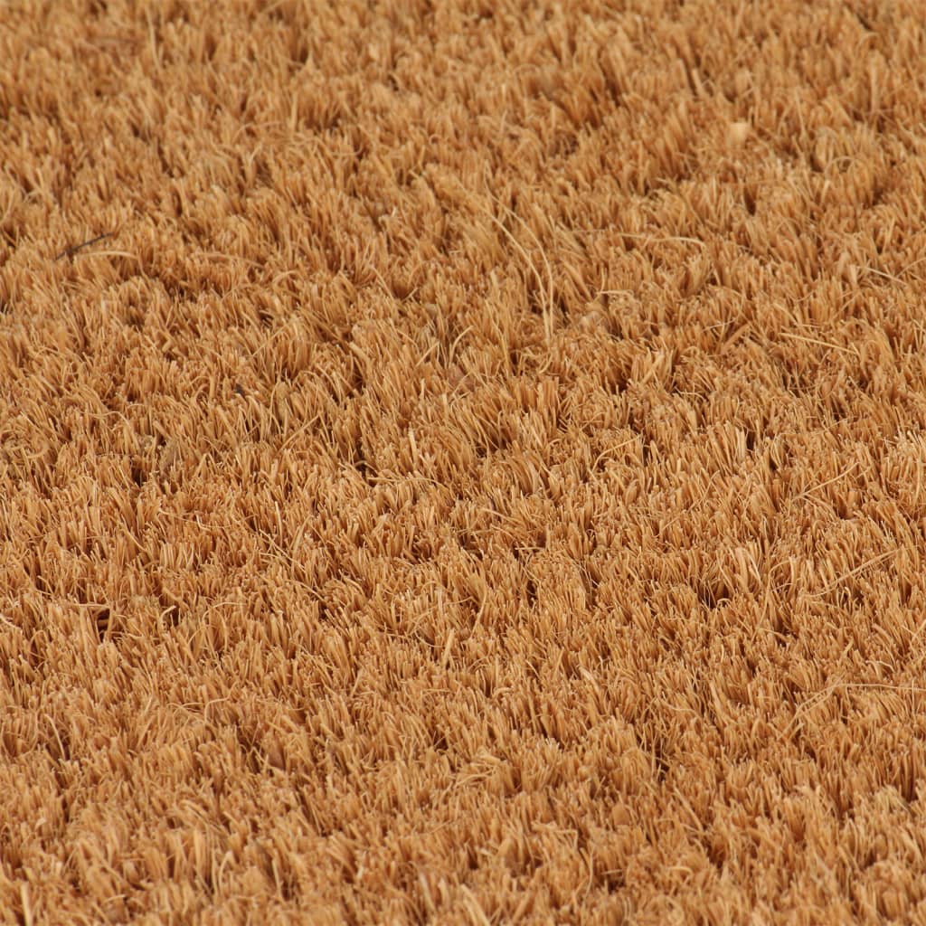 Fußmatte Fußmatte Natur 40x60 cm Kokosfaser Getuftet, vidaXL, Rechteckig