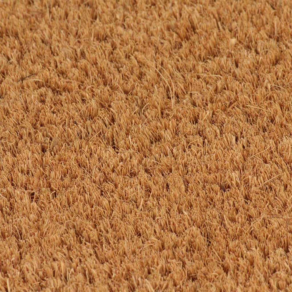 Fußmatte Fußmatte Natur 50x80 cm Kokosfaser Getuftet, vidaXL, Rechteckig