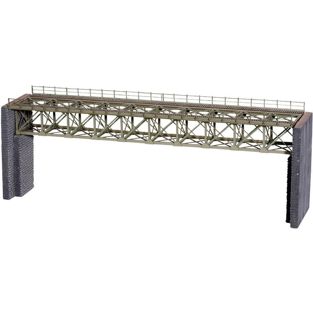 NOCH 67020 H0 Stahlbrücke 1gleisig Universell (L x B x H) 372 x 80 x 128mm