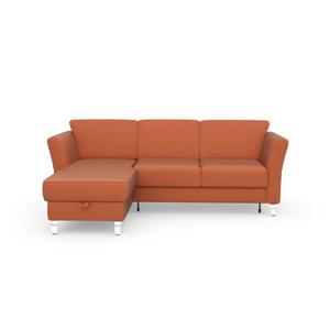 sit&more Ecksofa "Visby L-Form", wahlweise mit Bettfunktion und Bettkasten, frei im Raum stellbar