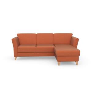 sit&more Ecksofa "Visby L-Form", Wahlweise mit Bettfunktion und Bettkasten, frei im Raum stellbar